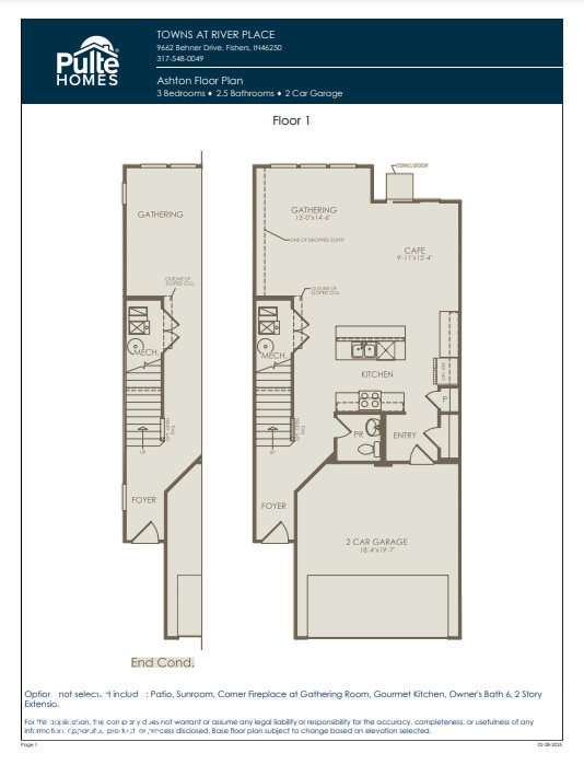 9741 Oleander Dr, Fishers, IN 46250 - room layout