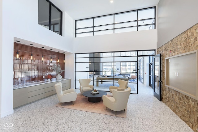 9741 Oleander Dr, Fishers, IN 46250 - common area with a towering ceiling