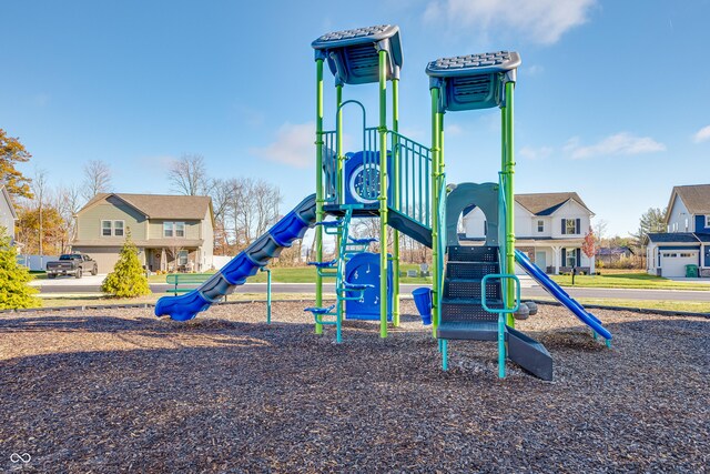 1088 Bevy Blvd, Danville, IN 46122 - community jungle gym featuring a residential view