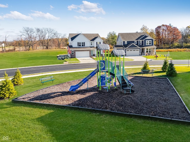 1088 Bevy Blvd, Danville, IN 46122 - community play area with a yard