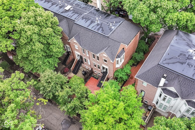 558 E Vermont St, Indianapolis, IN 46202 - aerial view of property and surrounding area