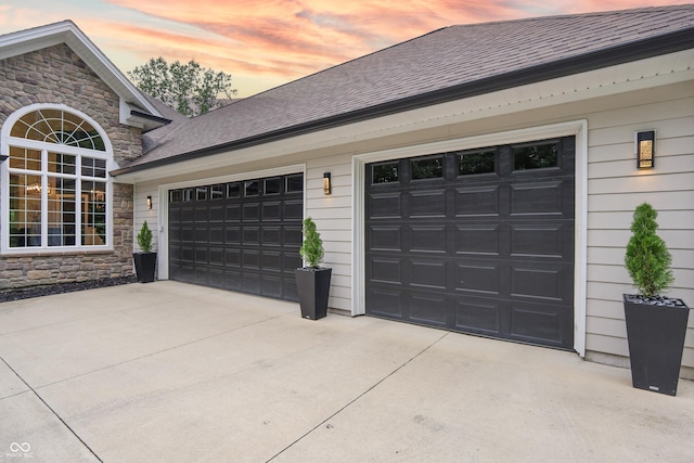 11911 W Grandview Dr, Columbus, IN 47201 - garage with driveway
