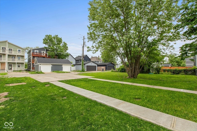 2623 Guilford Ave, Indianapolis, IN 46205 - view of front of house featuring a front yard, a residential view, and a garage