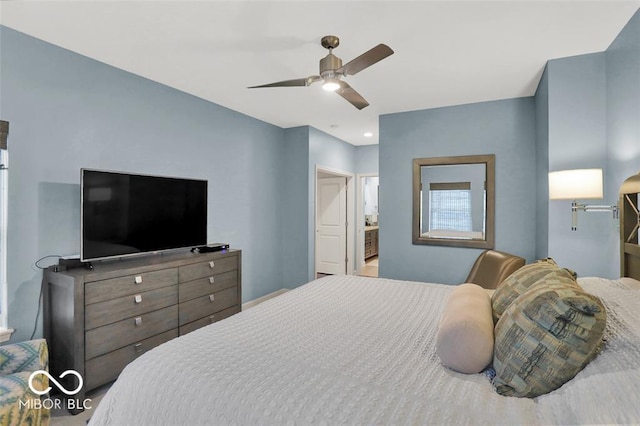 435 Virginia Ave Unit 108, Indianapolis, IN 46203 - bedroom with ceiling fan