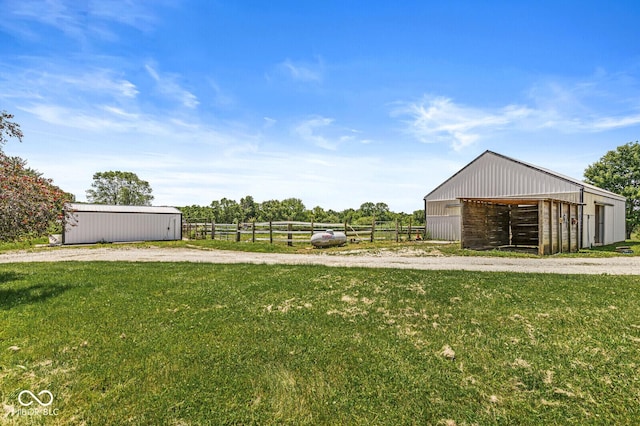 5428 S 525 W, Williamsport, IN 47993 - view of yard with a pole building and an outbuilding
