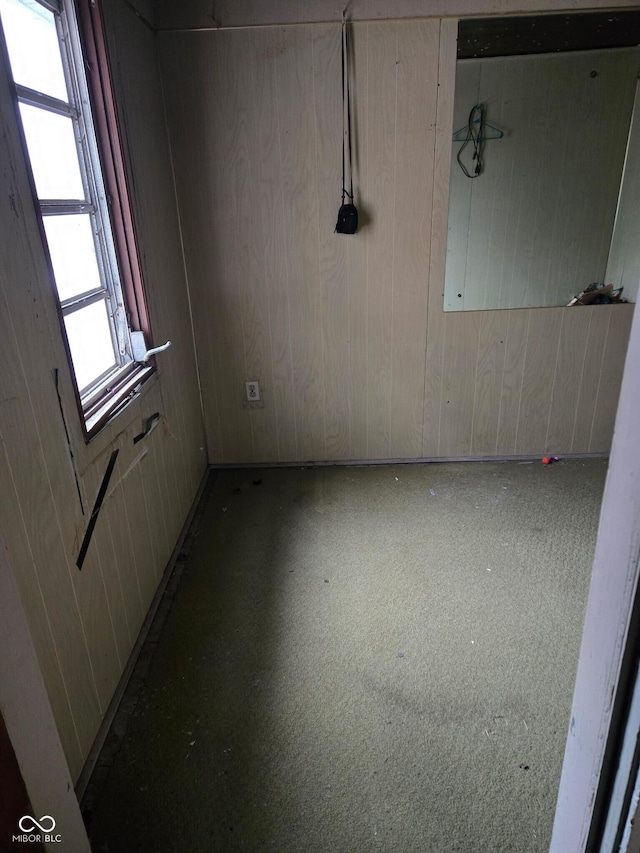 1642 Cleveland Ave, Whiting, IN 46394 - unfurnished room with wooden walls
