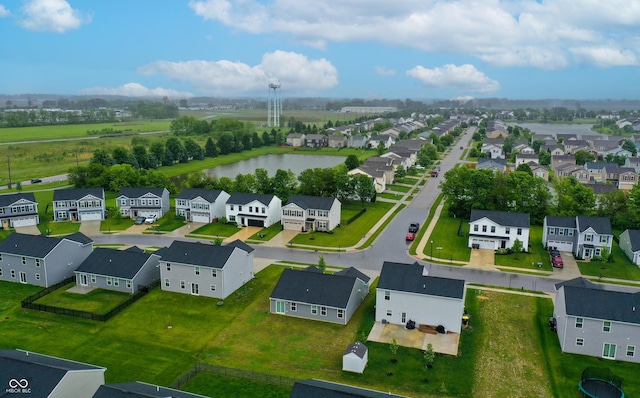 9829 Hulton Rd, Pendleton, IN 46064 - aerial perspective of suburban area featuring a large body of water