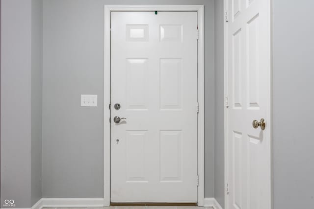 11919 Gatwick View Dr, Fishers, IN 46037 - doorway to outside with baseboards