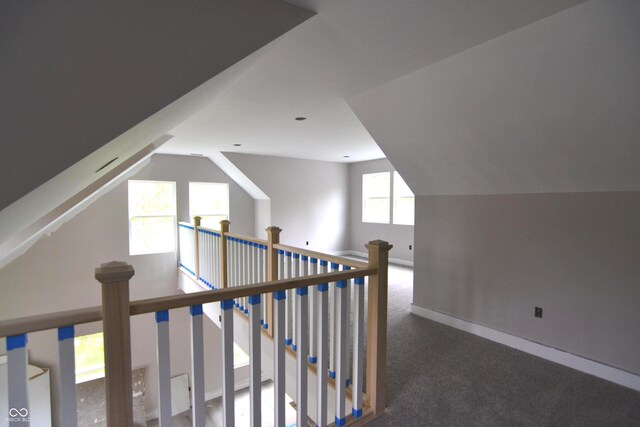 262 Jefferson Vly, Coatesville, IN 46121 - additional living space with vaulted ceiling and baseboards