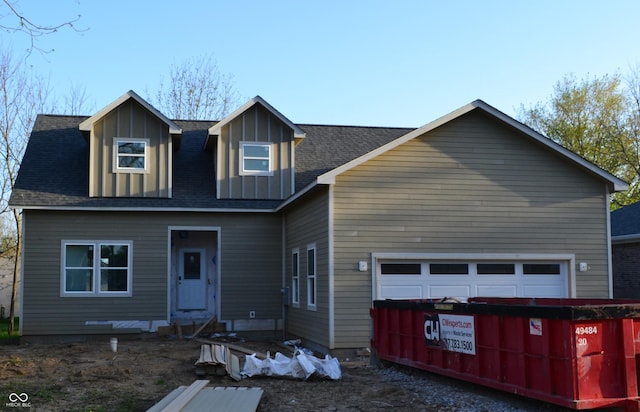 262 Jefferson Vly, Coatesville, IN 46121 - view of front of house with board and batten siding and roof with shingles