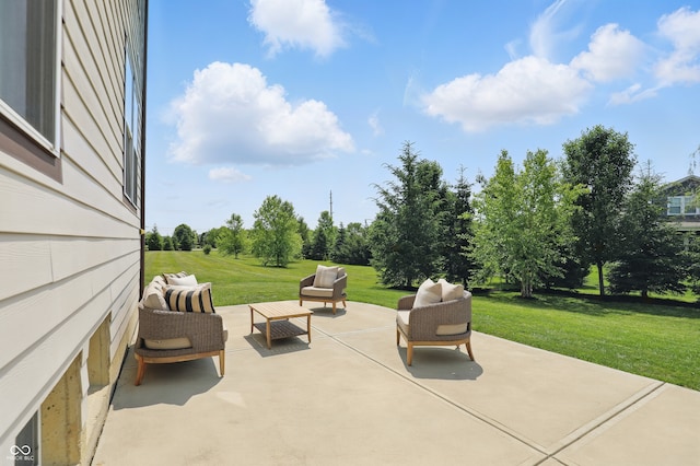 2485 Alexandra Dr, Carmel, IN 46074 - view of patio / terrace featuring an outdoor living space