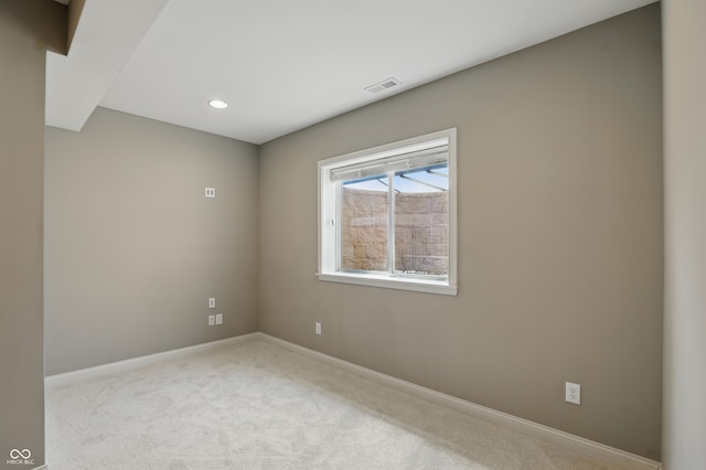 2485 Alexandra Dr, Carmel, IN 46074 - empty room featuring baseboards, carpet flooring, and recessed lighting