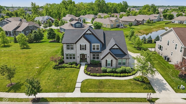 2485 Alexandra Dr, Carmel, IN 46074 - aerial perspective of suburban area featuring a large body of water