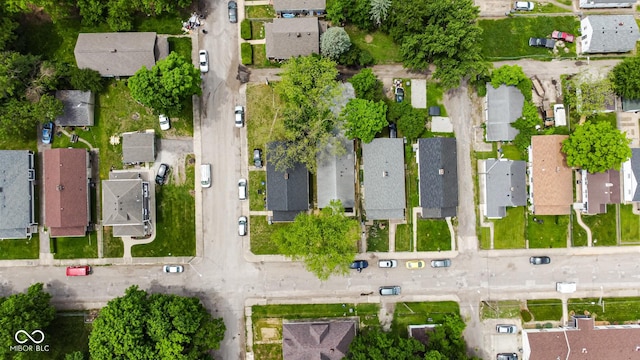 3106 N Harding St, Indianapolis, IN 46208 - aerial overview of property's location with nearby suburban area