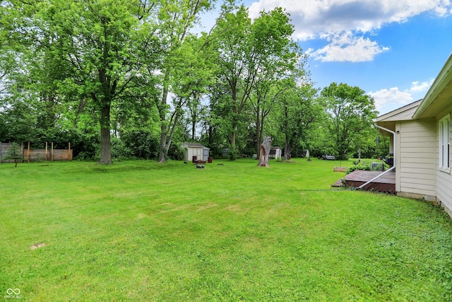 9002 Walton St, Indianapolis, IN 46231 - view of yard with view of wooded area
