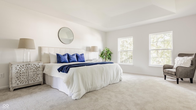 734 Richland Way, Westfield, IN 46074 - carpeted bedroom with a raised ceiling and baseboards