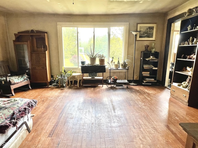 5855 S County Road 800 E, Coatesville, IN 46121 - living area with hardwood / wood-style flooring