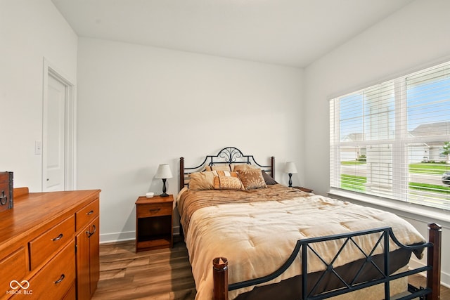 19257 Red Willow Ln, Noblesville, IN 46062 - bedroom with dark wood-style floors and baseboards
