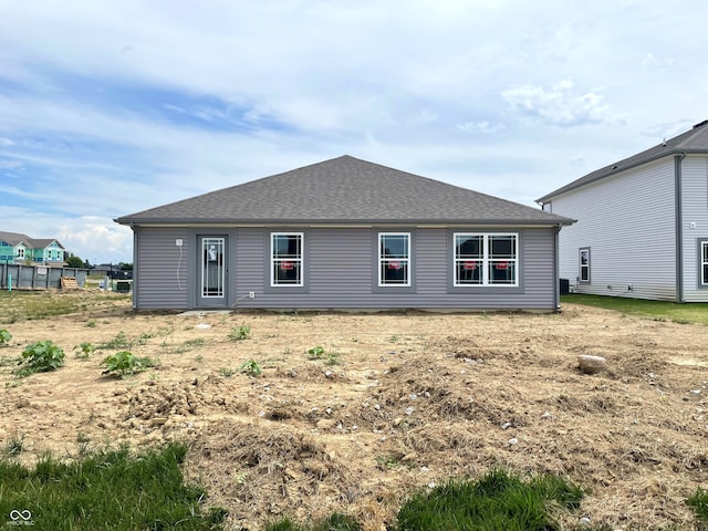 1170 Mcbride St, Greenfield, IN 46140 - back of house featuring a shingled roof