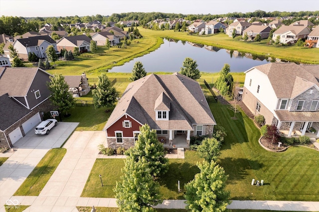 6337 Ederline Ln, Noblesville, IN 46062 - aerial view of residential area with a nearby body of water