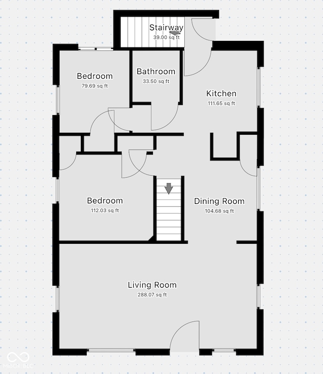 145 S 7th Ave, Beech Grove, IN 46107 - home floor plan