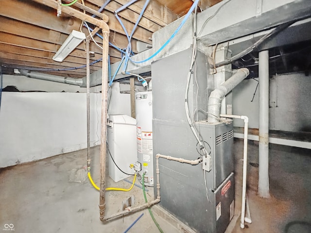 145 S 7th Ave, Beech Grove, IN 46107 - utility room featuring gas water heater