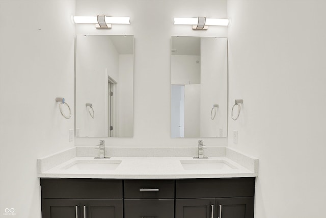 727 N Illinois St Unit 202, Indianapolis, IN 46204 - full bathroom with double vanity