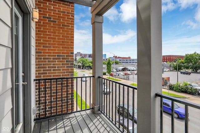 727 N Illinois St Unit 202, Indianapolis, IN 46204 - balcony with a view of city