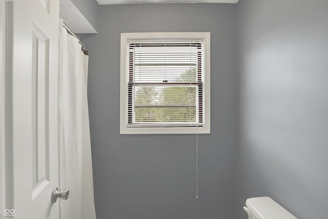 6838 Five Points Rd, Indianapolis, IN 46259 - full bath with toilet and a shower with shower curtain