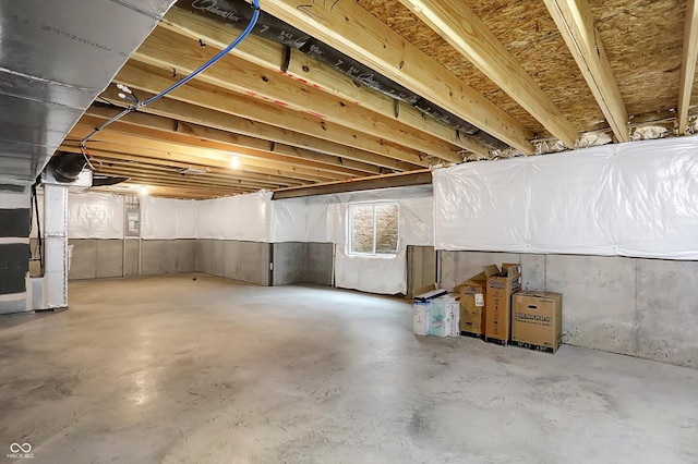 7046 Allegiance Ct, Indianapolis, IN 46259 - basement with heating unit