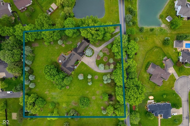 2411 N County Road 500 W, Muncie, IN 47304 - aerial overview of property's location with property parcel outlined