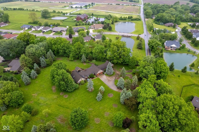 2411 N County Road 500 W, Muncie, IN 47304 - aerial view of residential area with a nearby body of water