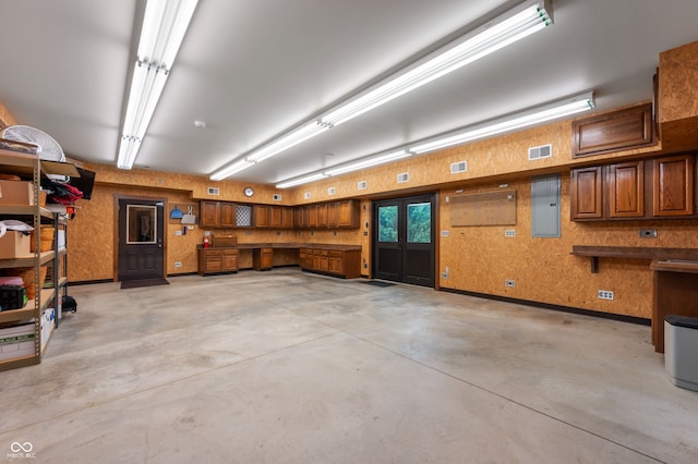 2411 N County Road 500 W, Muncie, IN 47304 - garage featuring electric panel