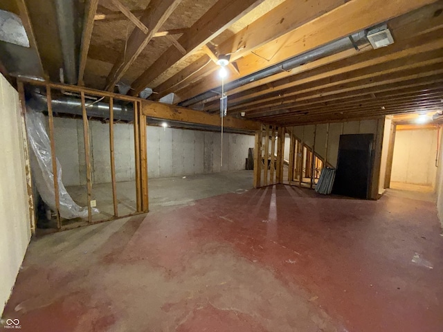 6609 N Tuxedo Ln, Indianapolis, IN 46220 - view of unfinished below grade area
