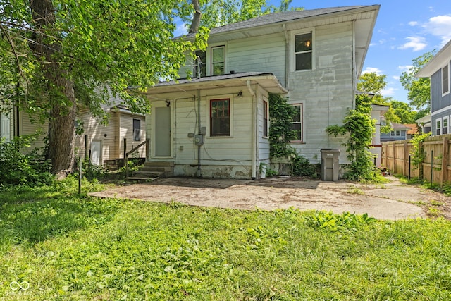 3134 N College Ave, Indianapolis, IN 46205 - view of front of property with entry steps and a patio area