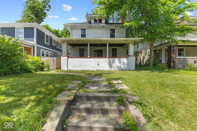 3134 N College Ave, Indianapolis, IN 46205 - view of front of home featuring covered porch