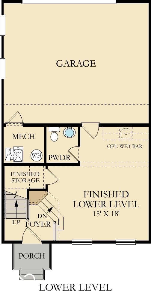 6702 Halsey St, Zionsville, IN 46077 - floor plan / room layout