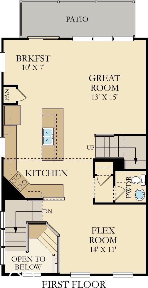 6702 Halsey St, Zionsville, IN 46077 - floor plan / room layout