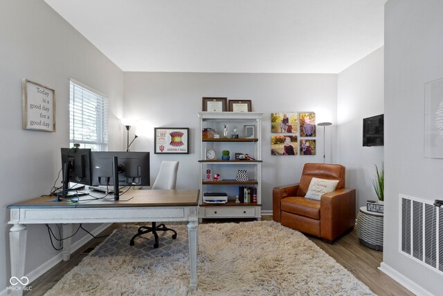 13485 Mancroft Dr, Fishers, IN 46037 - office space with wood finished floors and baseboards