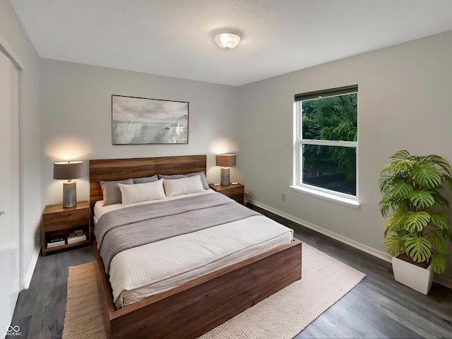 15110 Fawn Hollow Ln, Noblesville, IN 46060 - bedroom featuring baseboards and dark wood finished floors