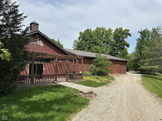 2034 Dubois Rd, Spencer, IN 47460 - view of property exterior featuring a lawn