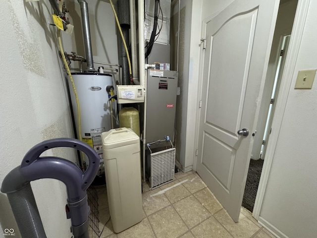5502 Floating Leaf Dr, Indianapolis, IN 46237 - utility room with water heater