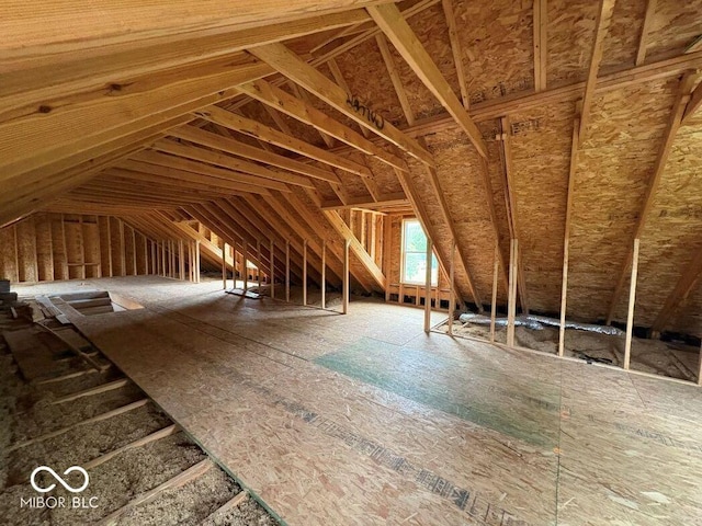 844 Ben Franklin St, Cloverdale, IN 46120 - view of attic
