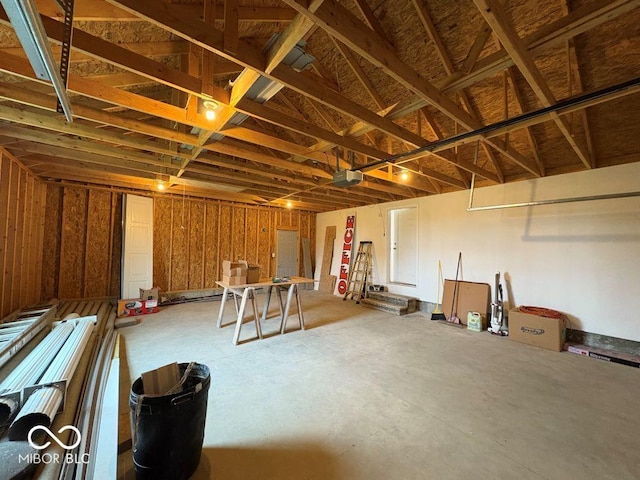 844 Ben Franklin St, Cloverdale, IN 46120 - misc room featuring a garage