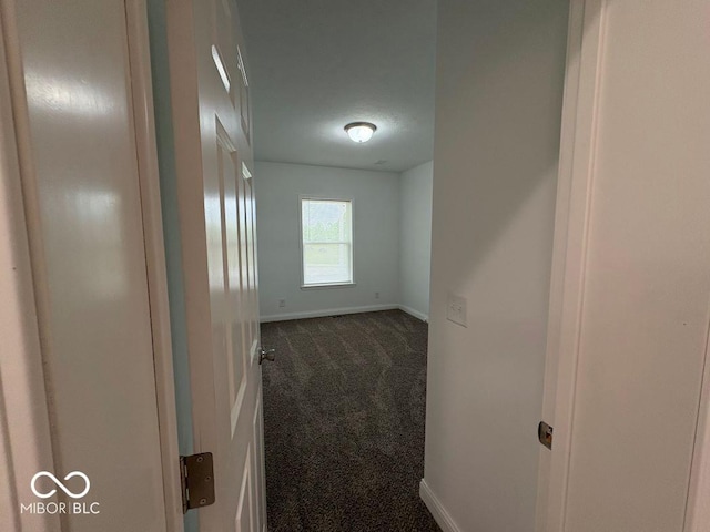 844 Ben Franklin St, Cloverdale, IN 46120 - hall with carpet flooring and baseboards