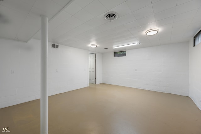 7482 W US Highway 40, Indianapolis, IN 46229 - finished basement with concrete block wall