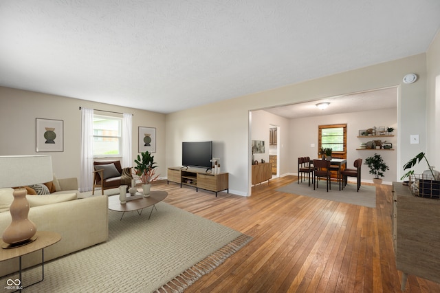 7482 W US Highway 40, Indianapolis, IN 46229 - living area featuring light wood-type flooring and baseboards