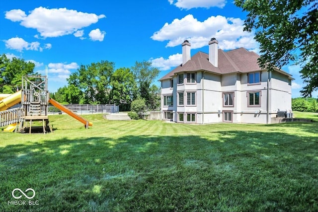 11575 Freeport Dr, Carmel, IN 46032 - view of yard featuring a playground