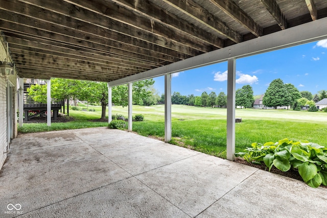 6610 Royal Oakland Dr, Indianapolis, IN 46236 - view of patio with view of golf course