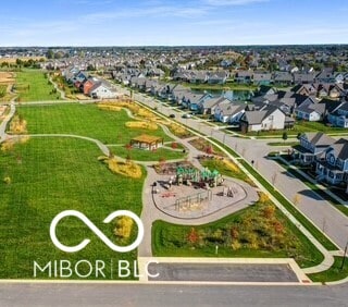 15593 Marsden Dr, Westfield, IN 46074 - aerial perspective of suburban area